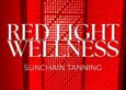 Sunchain red light therapy stand-up booth for full-body wellness sessions